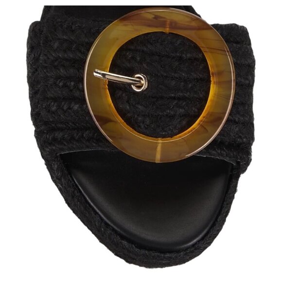 Cult Gaia Cleia Raffia Espadrille Platform Mules — Women’s US 7.5 New In Box - Picture 6 of 9